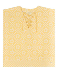 Floral Check Cover Up